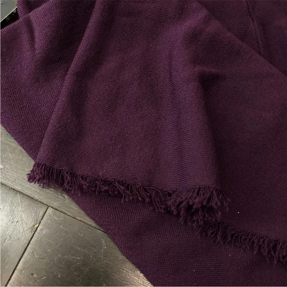 Robert Rodriguez fringed knitted merlot midi skirt Size Xs Brand new - Picture 6 of 10